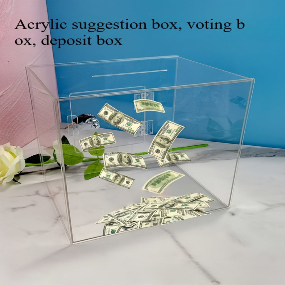 3pcs Acrylic Jewelry Display Box Set - Square Hollow Design with Secure Clasp Closure, Transparent Rectangular Storage for Rings, Earrings, Necklaces - Durable Tabletop Organizer for Home Decor, Cake & Dessert Buffet Display Stand, Jewelry Box, Jewelry