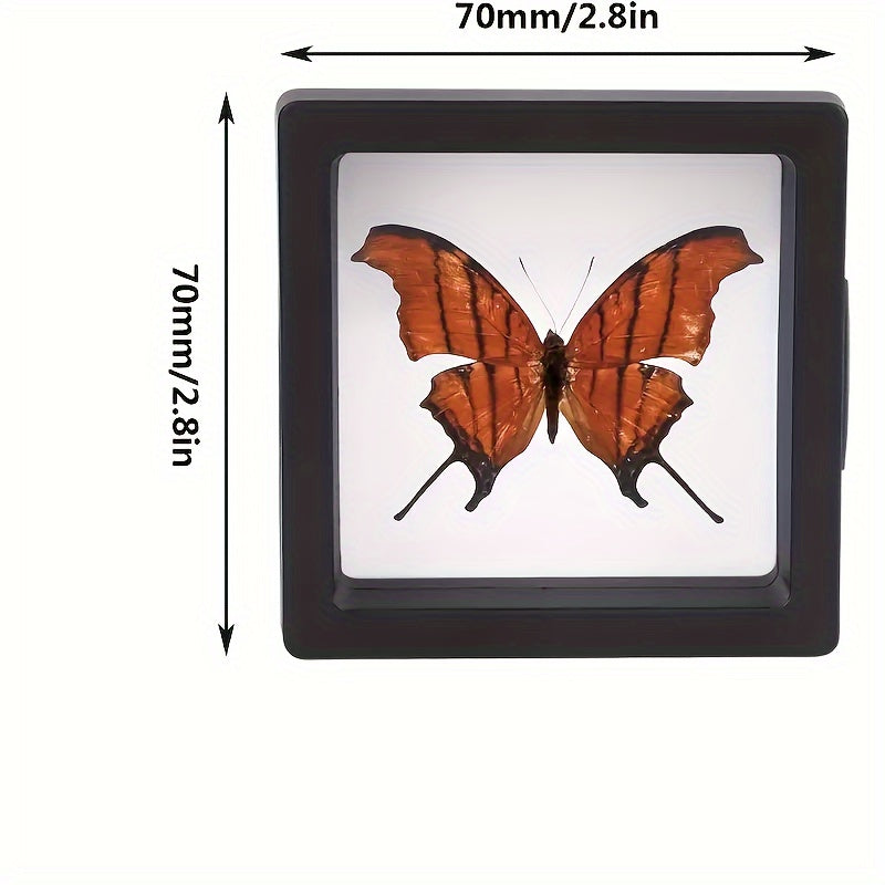 20pcs 3D Floating Display Boxes - Dustproof Jewelry Storage with Elastic Film, Transparent Hanging Organizers for Necklaces, Bracelets, Rings, Coins, Earrings & Pins, Ideal for Retail & Personal Use, Jewelry Boxes