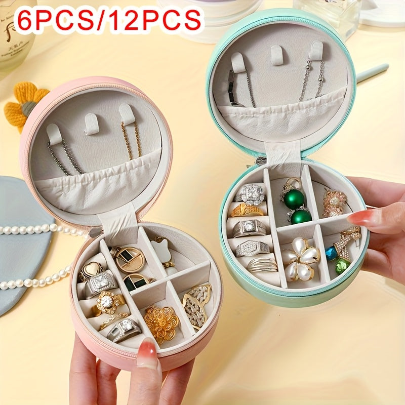 6pcs/12pcs/18pcs Jewelry Storage Box Set, Suitable for Necklaces, Rings, Bracelets, Ideal for Travel and Daily Use, Jewelry Boxes